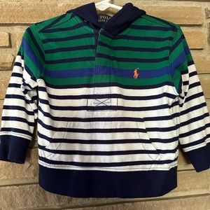 Polo by Ralph Lauren Henley with hoodie - 2T